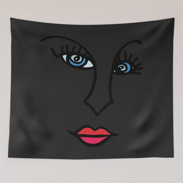 Item preview, Beautiful Faces No.1, dark background designed and sold by Susan Marie Williams.