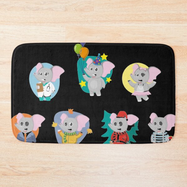 Item preview, Kids print, colourful elephants designed and sold by thekidsprint.