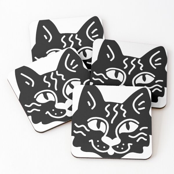 Item preview, Happy funny cat pet. Cat funny face, happy home pet, house animal, gift for cat lovers, mom, friend, girlfriend. designed and sold by RukkiZukkiArt.