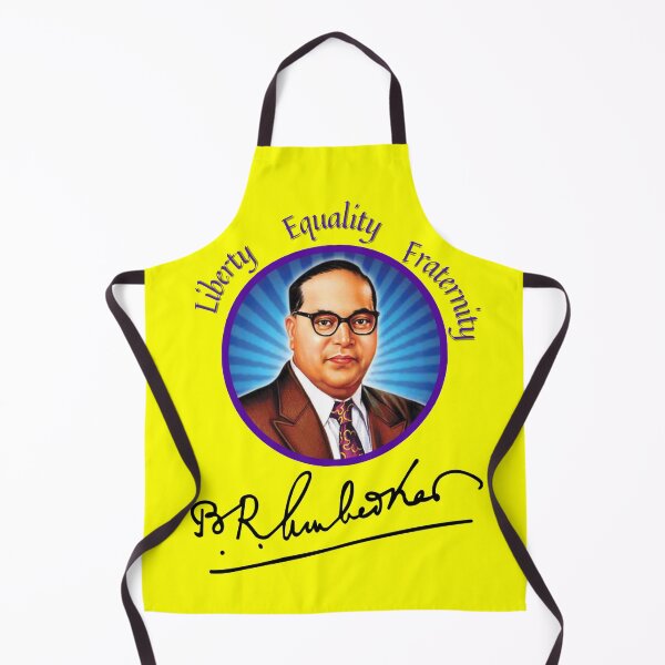 Item preview, Ambedkar - Liberty Equality Fraternity- yellow designed and sold by BarthasBasement.