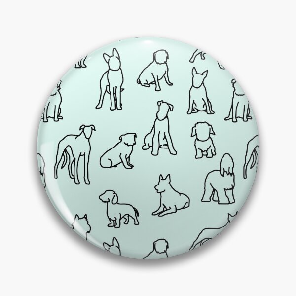 Item preview, Dog Breeds pattern background designed and sold by yompang.