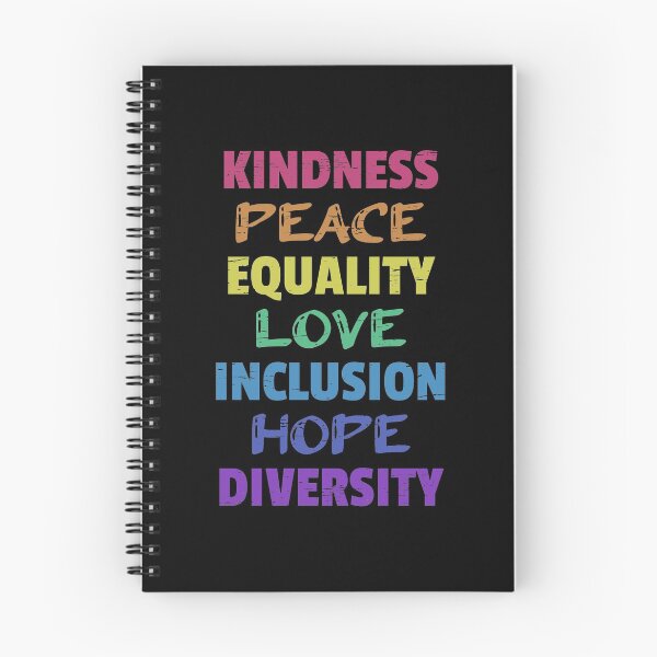 Item preview, Kindness Peace Equality Love Inclusion Hope Diversity Unity Peace Friendship Love Unification Patience designed and sold by shirti.