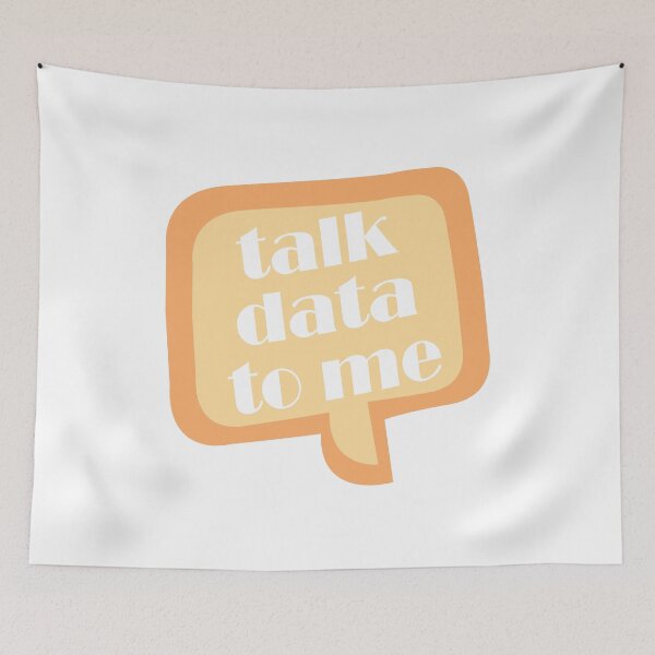 Item preview, talk data to me designed and sold by Shop signer.