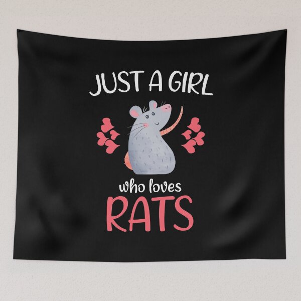Item preview, Just a girl who love rats rat design Rat Gift for girls Funny Giftidea designed and sold by shirti.