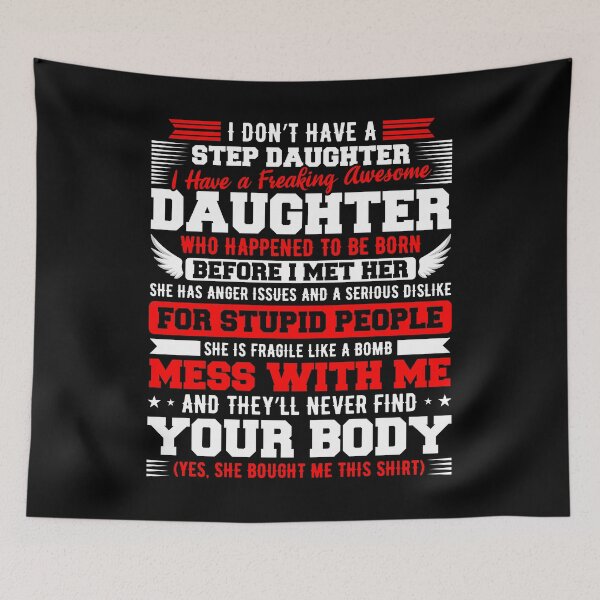 Item preview, I Don't Have A Stepdaughter I Have Awesome Daughter Parent Stepdad Father's Day Wife Husband Parenting designed and sold by shirti.