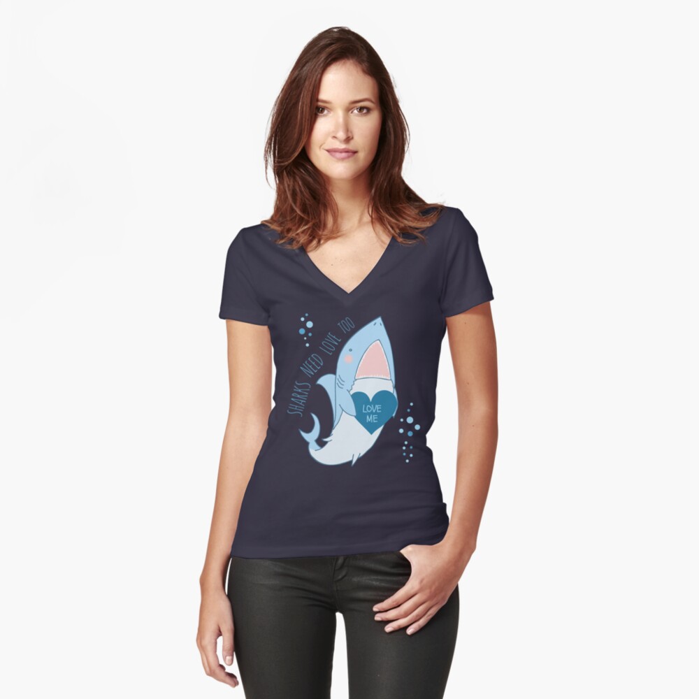Item preview, Fitted V-Neck T-Shirt designed and sold by FandomizedRose.