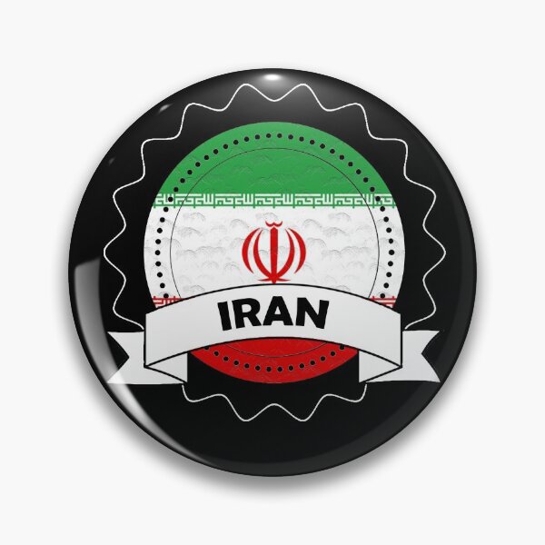 Item preview, Iran Emblem-Badge-Flag designed and sold by Gina-Driada.