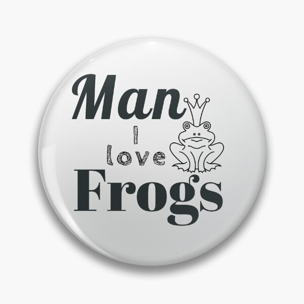 Item preview, Man I love frogs Black and White designed and sold by Randomlifestore.