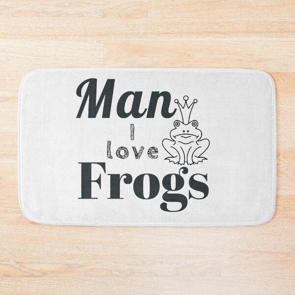 Item preview, Man I love frogs Black and White designed and sold by Randomlifestore.