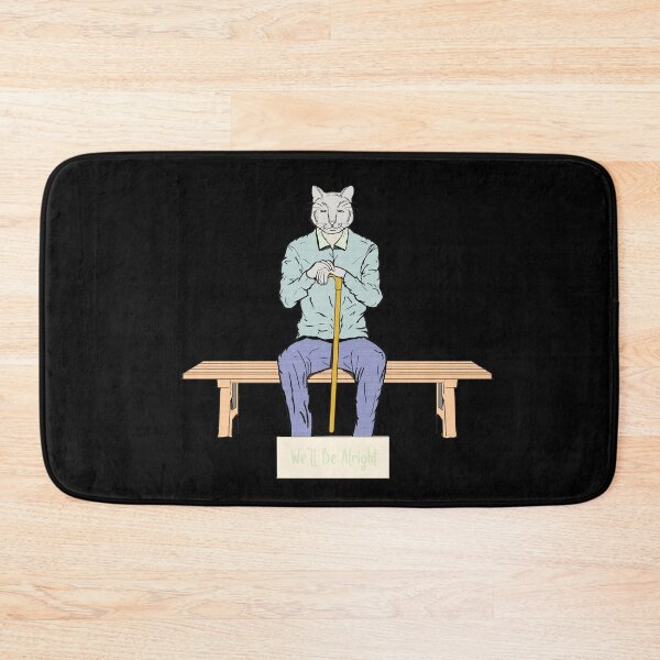 Item preview, We''ll Be Aright Cat Quotes designed and sold by ArataNaoin.