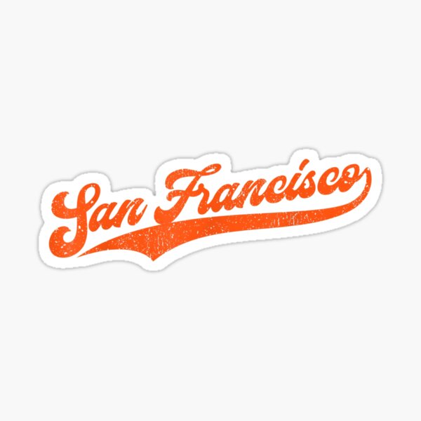 Vintage San Francisco Baseball Script SF Game Day Giant Gift | Art Board  Print