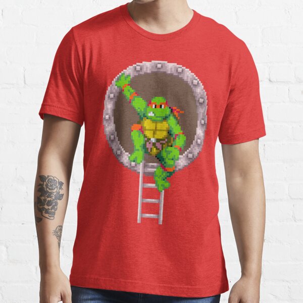 Teenage Mutant Ninja Turtles Donatello Does Machines Men's Heather 60 40 Poly Short-Sleeve T-Shirt - Special Order