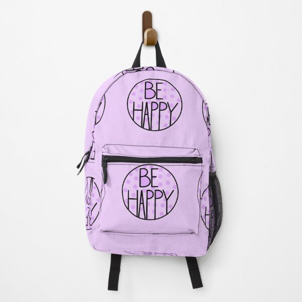 Item preview, Just Be Happy Positive Quote , Pastel Purple designed and sold by Barolina.