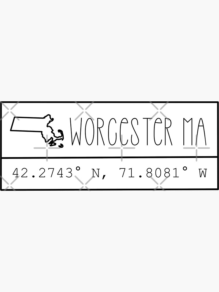 Thumbnail 3 of 3, Sticker, WPI Worcester, MA designed and sold by collegedeck.