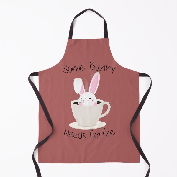 Item preview, Some Bunny Needs Coffee designed and sold by Shirt Paradise Art ⭐⭐⭐⭐⭐.