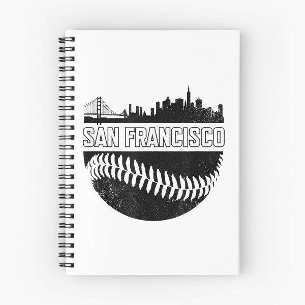 Item preview, Vintage San Francisco Baseball Skyline Distressed Giant Gift designed and sold by Soospal.