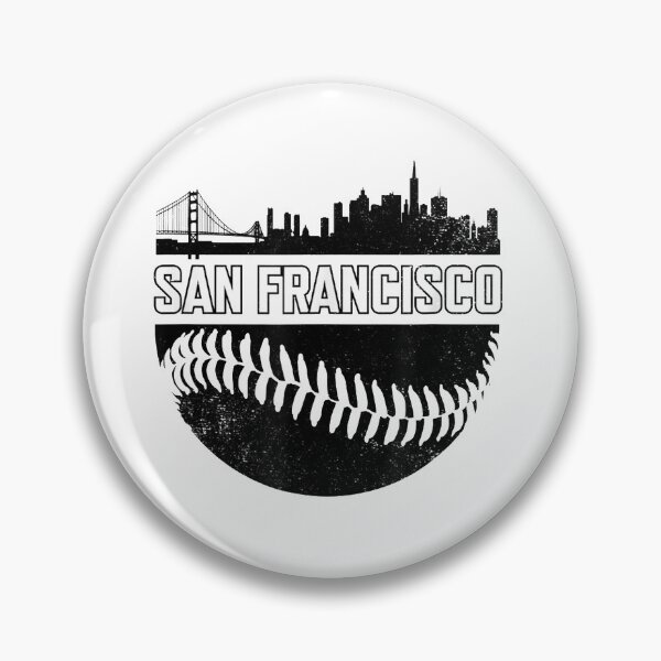 Item preview, Vintage San Francisco Baseball Skyline Distressed Giant Gift designed and sold by Soospal.