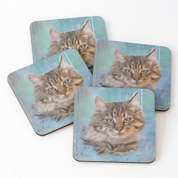 Item preview, Kitty in Flower Field designed and sold by MaryTimman.