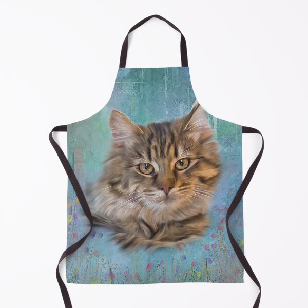 Item preview, Kitty in Flower Field designed and sold by MaryTimman.