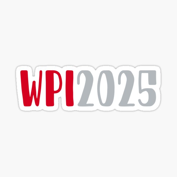 Item preview, WPI 2025 designed and sold by collegedeck.
