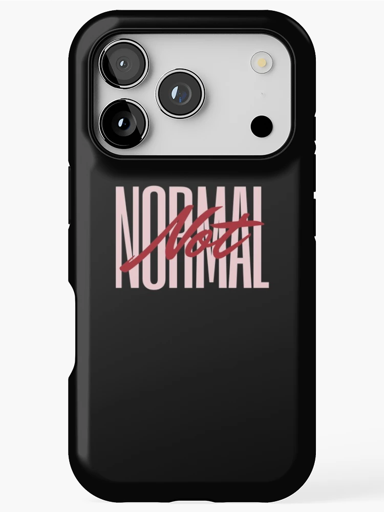Thumbnail 1 of 4, iPhone Case, Not Normal Design designed and sold by Click-Like.