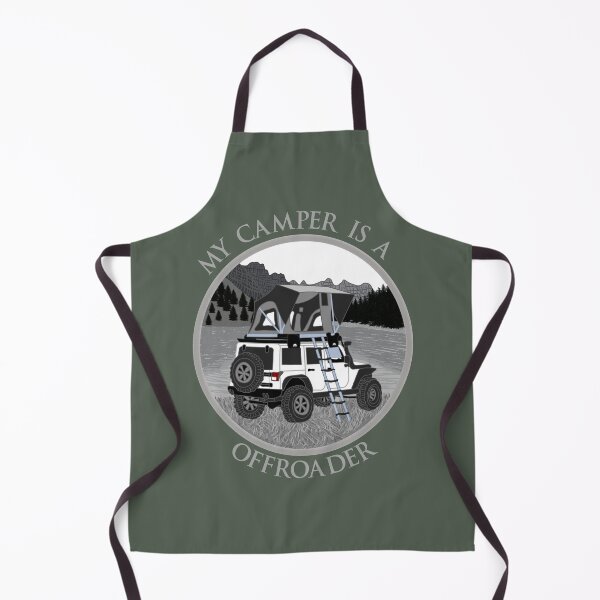 Item preview, My RV is an off-road vehicle, Rocky Mountains, gray designed and sold by CreaVisArt.