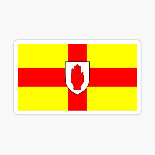 Northern Ireland Flag of Ulster Sticker