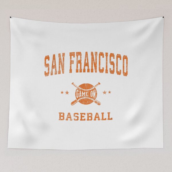 Item preview, San Francisco SF Vintage Baseball Throwback Retro Design designed and sold by Soospal.