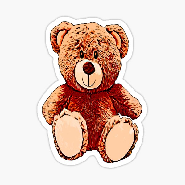 Legakulie Teddy braun Sticker