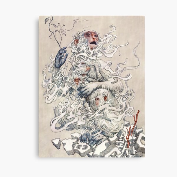 Le singe sacré Impression sur toile