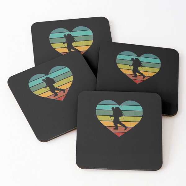 Item preview, I Love Hiking Hike Trekking Camping Adventure Heart Gift  designed and sold by rubysheila.