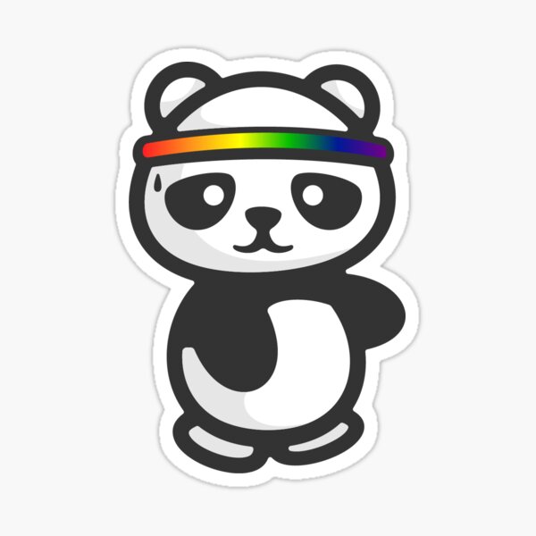 Gym Panda  Sticker