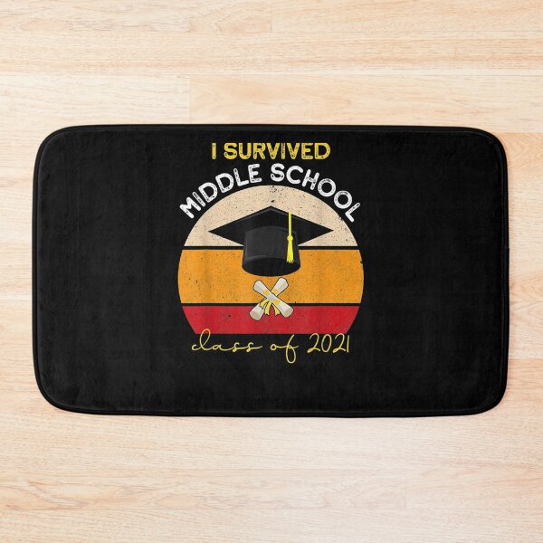 Item preview, Vintage I Survived Middle School Class Of 2021 Graduation Gift  designed and sold by rubysheila.