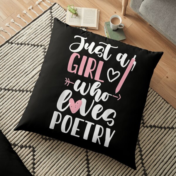 Poetry Writer Designs Poetry Club-Vintage Style Writer Design Throw Pillow Multicolor 16x16 Poetry Writer Designs Poetry Club-Vintage Style Writer Design Throw Pillow Multicolor 16x16