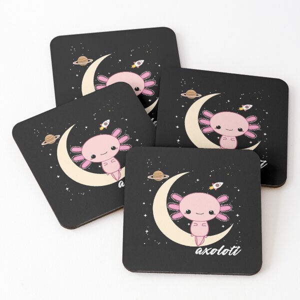 Item preview, Axolotl in space - cute space axolotl gift designed and sold by Lenny Stahl.