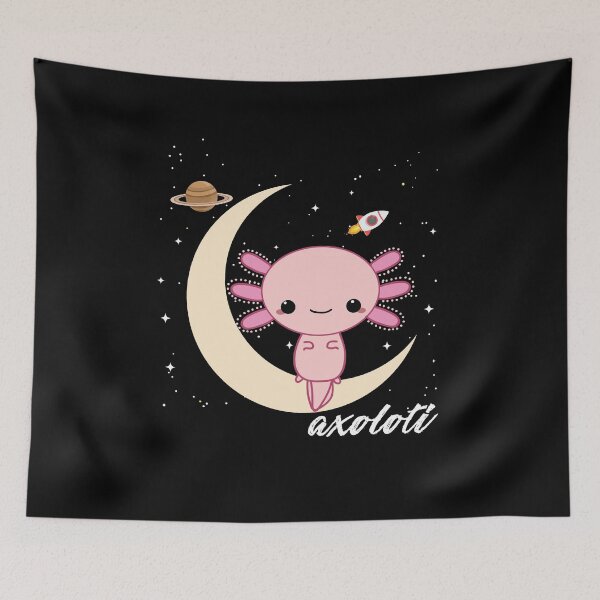 Item preview, Axolotl in space - cute space axolotl gift designed and sold by Lenny Stahl.