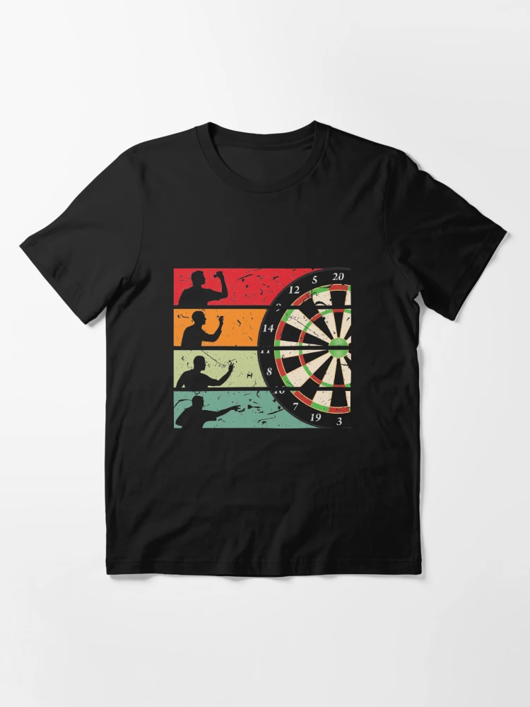 T-shirt enfant avec l'œuvre « Fléchettes fléchettes vintage fléchettes  cadeau joueur de fléchettes » de l'artiste Lenny Stahl