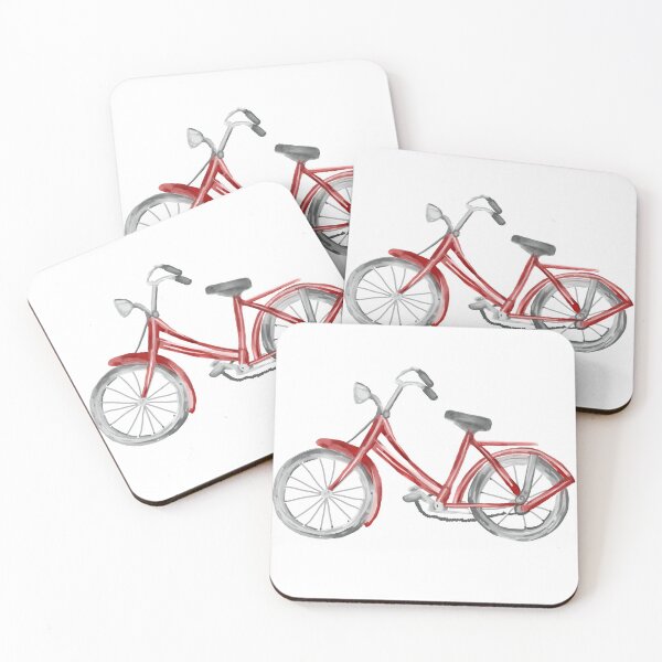 Item preview, Red bicycle designed and sold by Adasha Knight.