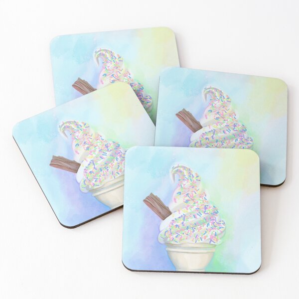 Item preview, Summer Pastel Ice Cream Cone With Sprinkles And Flake  designed and sold by HersCreative.