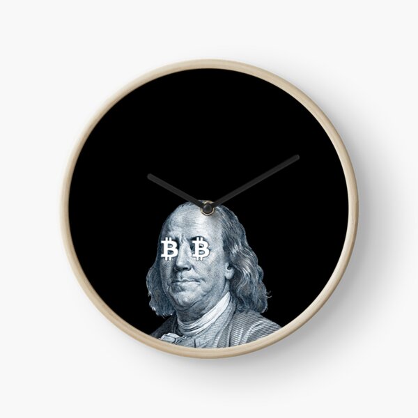 Benjamin Franklin Bitcoin Clock