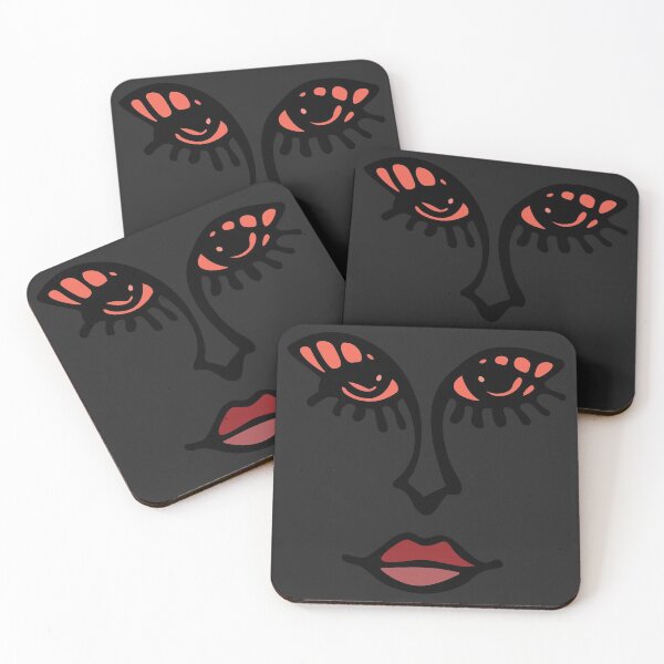 Item preview, Beautiful Faces No.2, dark background designed and sold by Susan Marie Williams.