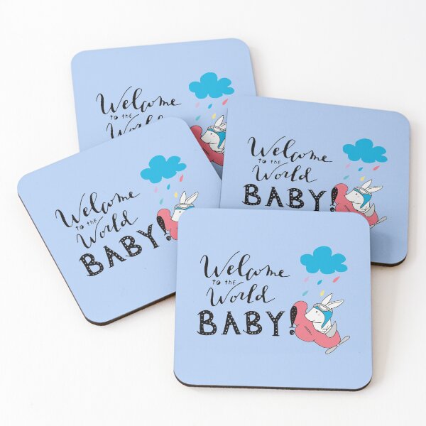 Aperçu de l'œuvre welcome baby newborn gift créée et vendue par vintage-house.