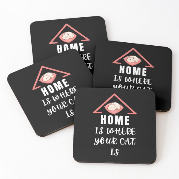 Item preview, Cute Home is where your cat is  designed and sold by Davestre.