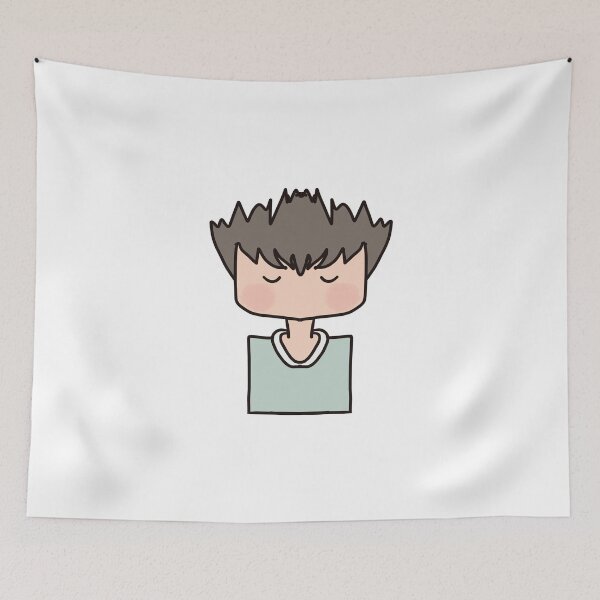 Item preview, Little boy illustration - cute boy design  designed and sold by Fatamimosh.