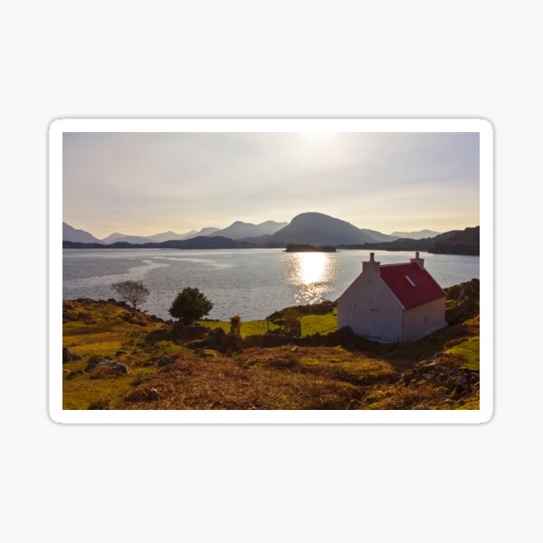 Item preview, Red Roofed Cottage Applecross designed and sold by derekbeattie.