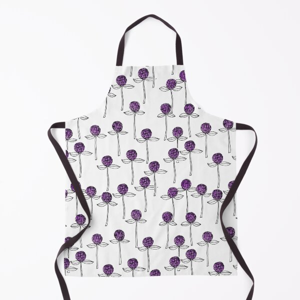 Item preview, Tiny purple globe amaranths white background designed and sold by soisaowalak.