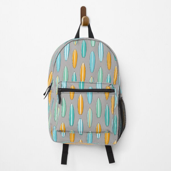 Item preview, Surf's Up - surfboard on grey beach designed and sold by littlearrow.