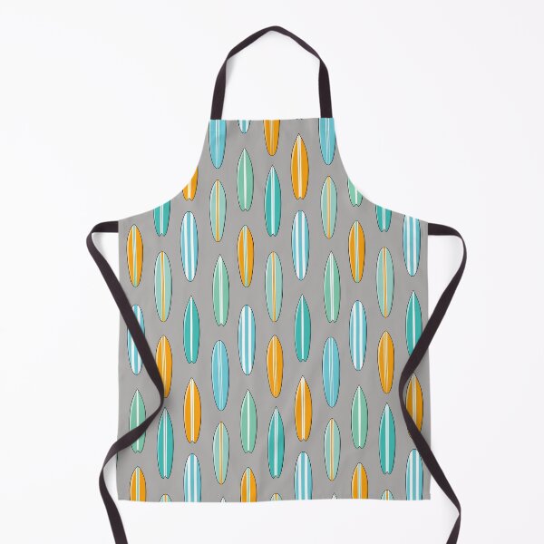 Item preview, Surf's Up - surfboard on grey beach designed and sold by littlearrow.
