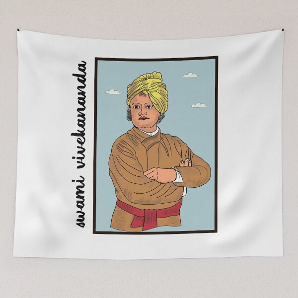 Item preview, swami vivekananda poster | swami vivekananda illustration  designed and sold by KARTICK DUTTA.