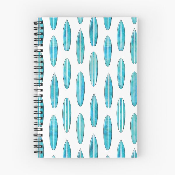 Item preview, Surf's Up - surfboard in watercolor blue beach designed and sold by littlearrow.